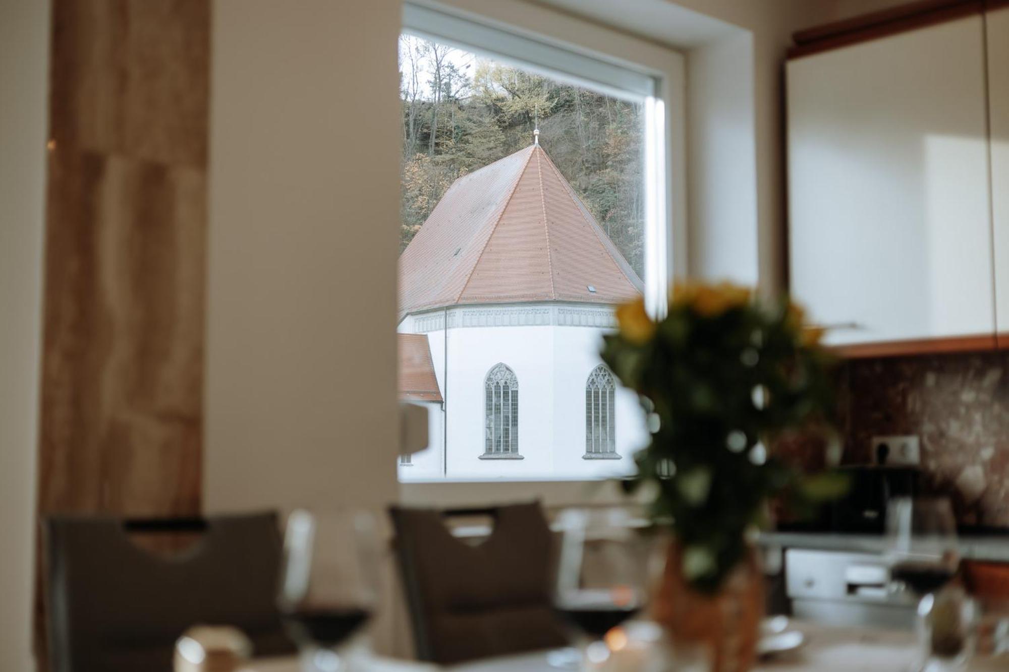 Stilvolles Appartement Mit Blick Auf Das Dreifluesse-Eck Passau Ngoại thất bức ảnh